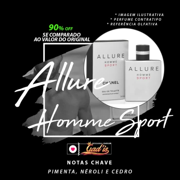 Perfume Similar Gadis 06 Inspirado em Allure Homme Sport Contratipo